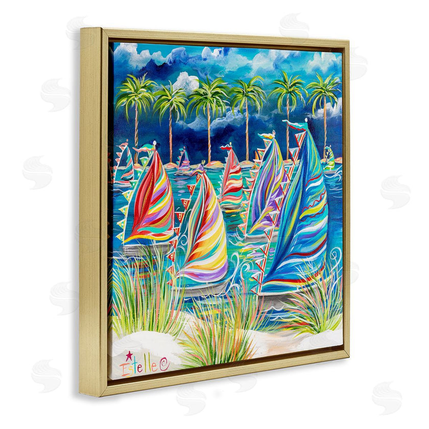 Estelle Grengs | Tropical Patterned Boats