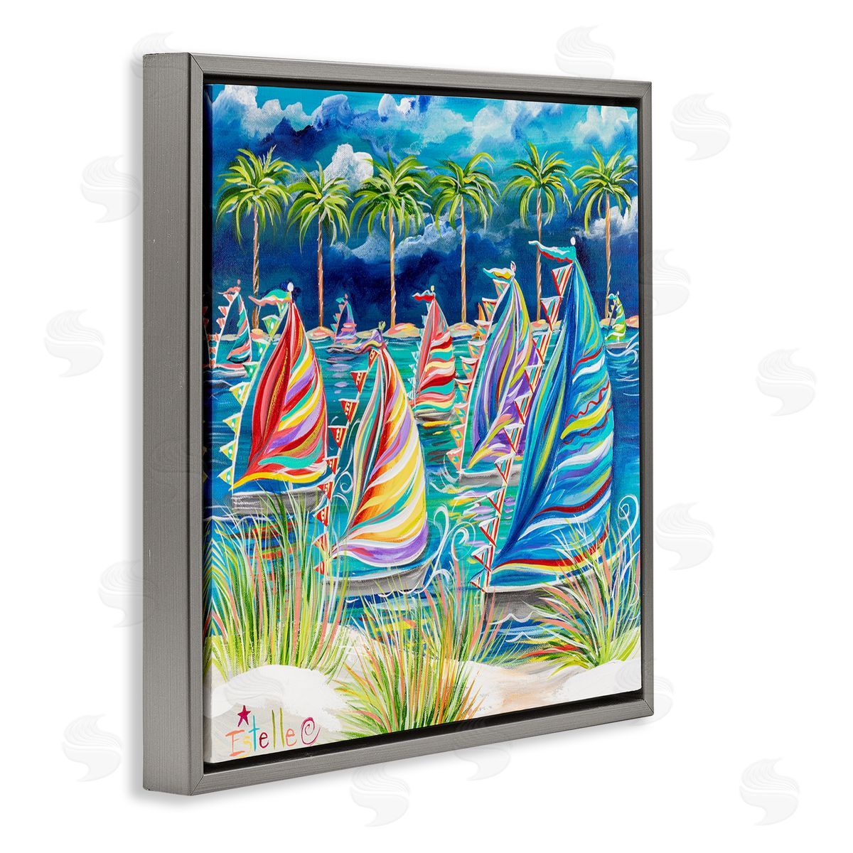 Estelle Grengs | Tropical Patterned Boats
