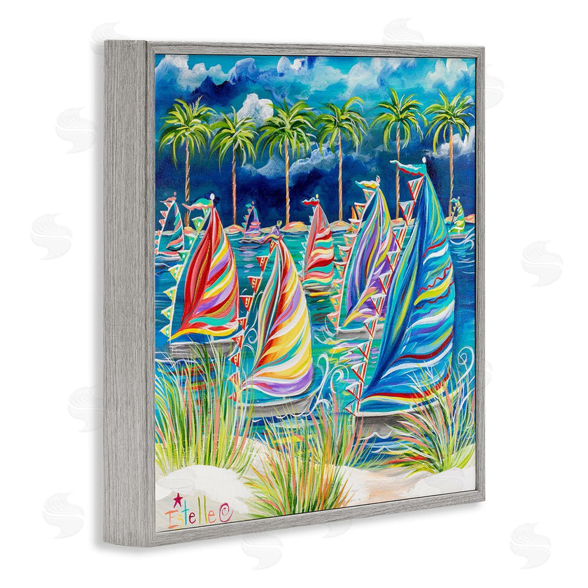 Estelle Grengs | Tropical Patterned Boats