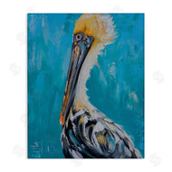 Estelle Grengs | Blue Pelican Painting