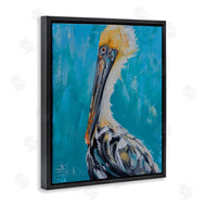 Estelle Grengs | Blue Pelican Painting