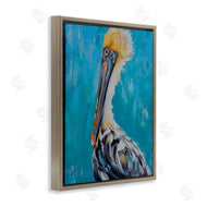 Estelle Grengs | Blue Pelican Painting