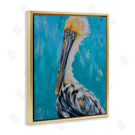 Estelle Grengs | Blue Pelican Painting