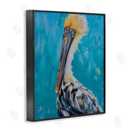 Estelle Grengs | Blue Pelican Painting