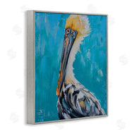 Estelle Grengs | Blue Pelican Painting