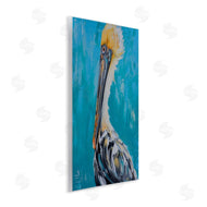 Estelle Grengs | Blue Pelican Painting