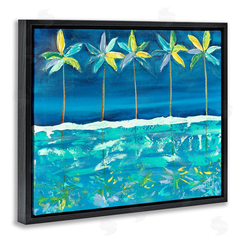 Estelle Grengs | Blue Abstract Palms