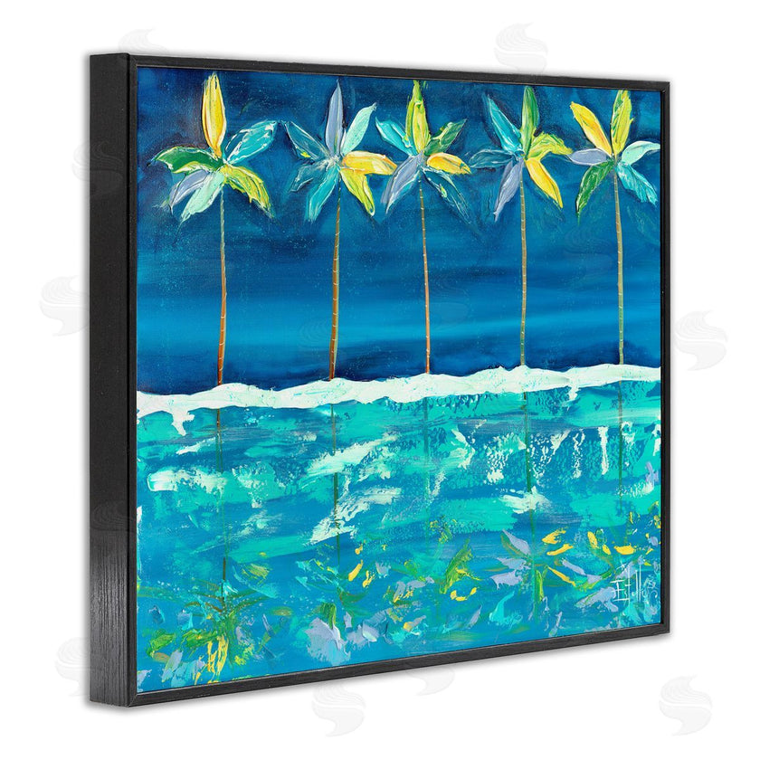Estelle Grengs | Blue Abstract Palms
