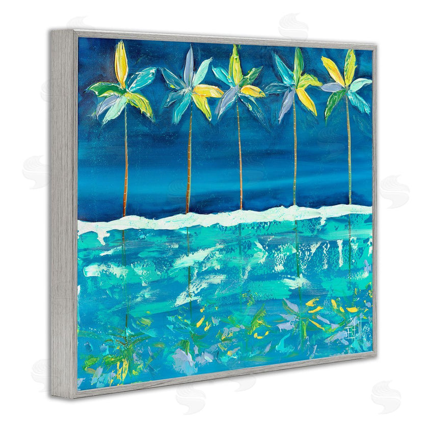 Estelle Grengs | Blue Abstract Palms