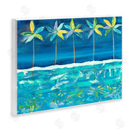 Estelle Grengs | Blue Abstract Palms