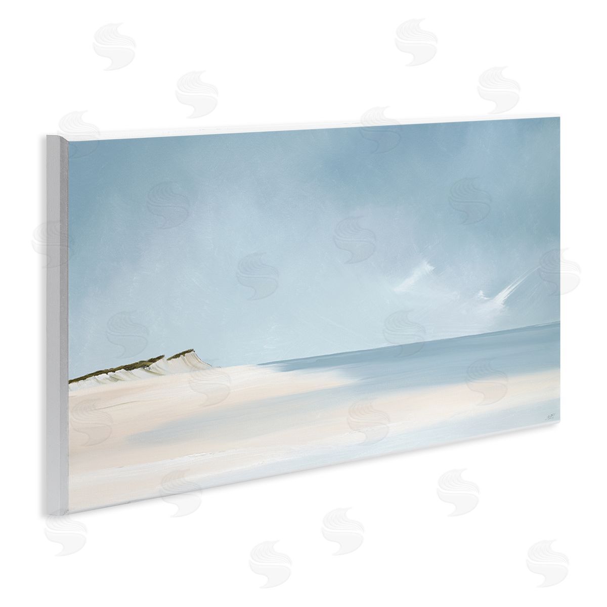 Rick Fleury Summer Shore Landscape Wall Plaque Artside_