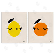 Jessica Beck | Lemon & Orange with Eyelashes