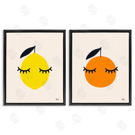 Jessica Beck | Lemon & Orange with Eyelashes