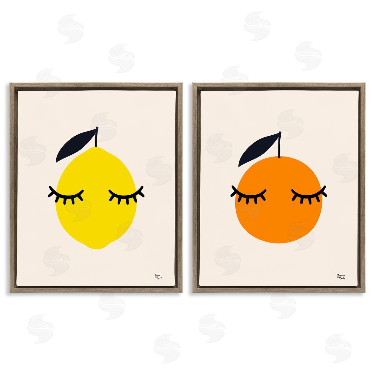 Jessica Beck | Lemon & Orange with Eyelashes