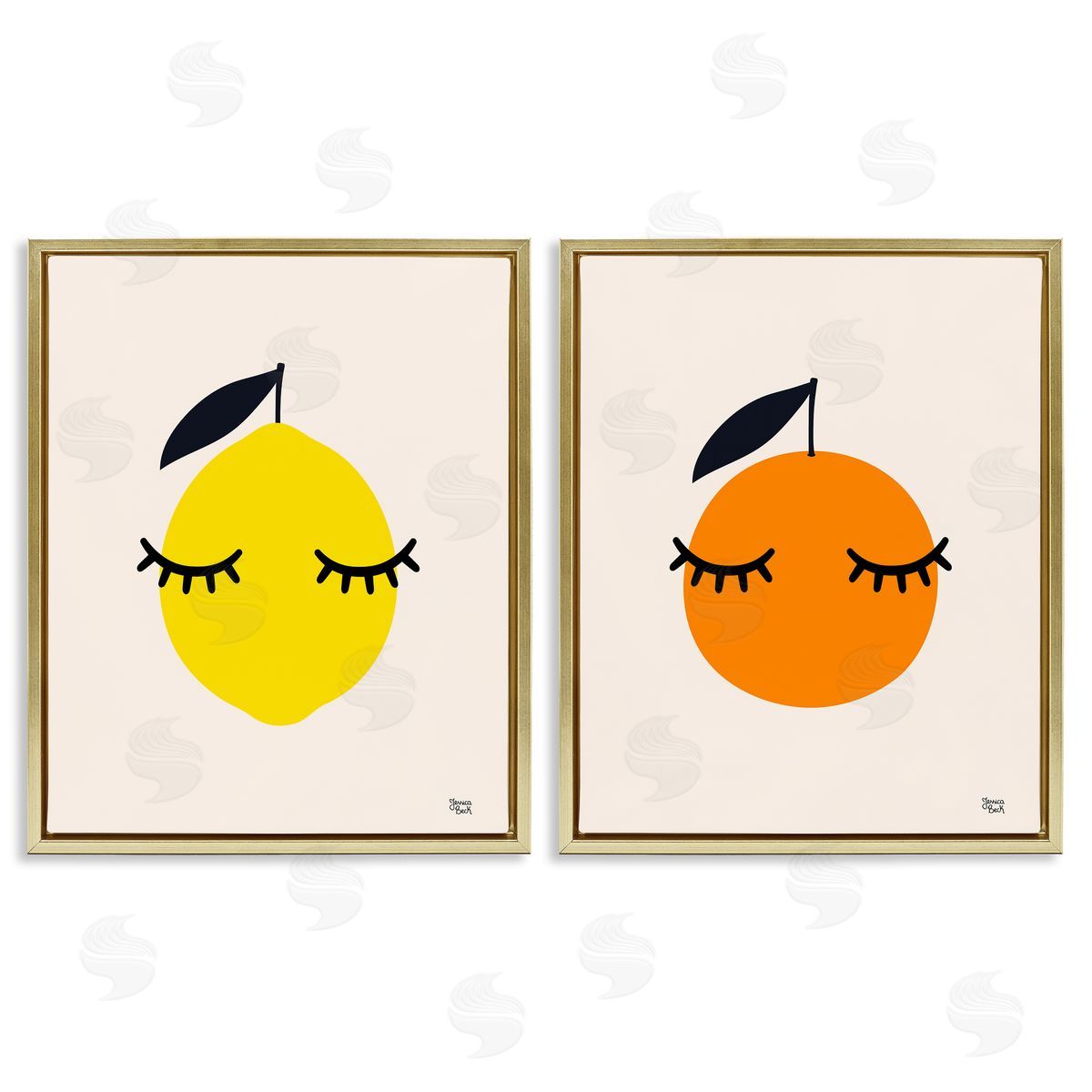 Jessica Beck | Lemon & Orange with Eyelashes