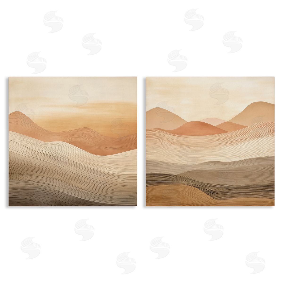 Sweeping Desert Dunes Canvas Wall Art, Home Decor by Irena Orlov