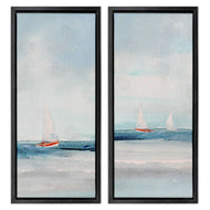 Sally Swatland | Sailboats near Shoreline