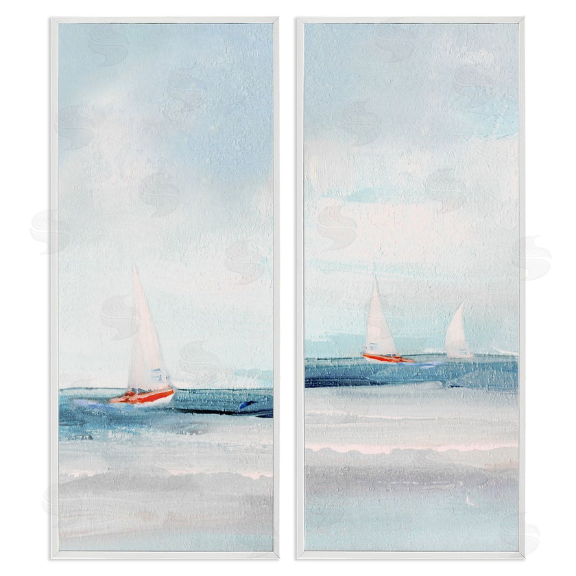 Sally Swatland | Sailboats near Shoreline