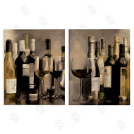 Carol Robinson | Kitchen Wine Bottles Setup
