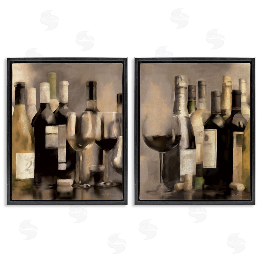 Carol Robinson | Kitchen Wine Bottles Setup