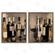 Carol Robinson | Kitchen Wine Bottles Setup