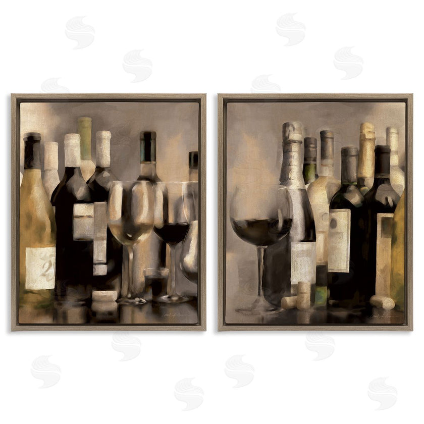 Carol Robinson | Kitchen Wine Bottles Setup