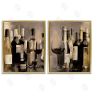 Carol Robinson | Kitchen Wine Bottles Setup