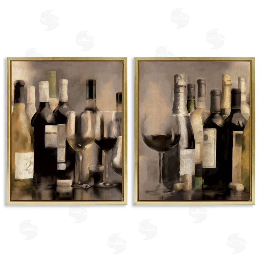 Carol Robinson | Kitchen Wine Bottles Setup
