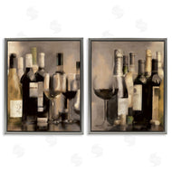 Carol Robinson | Kitchen Wine Bottles Setup