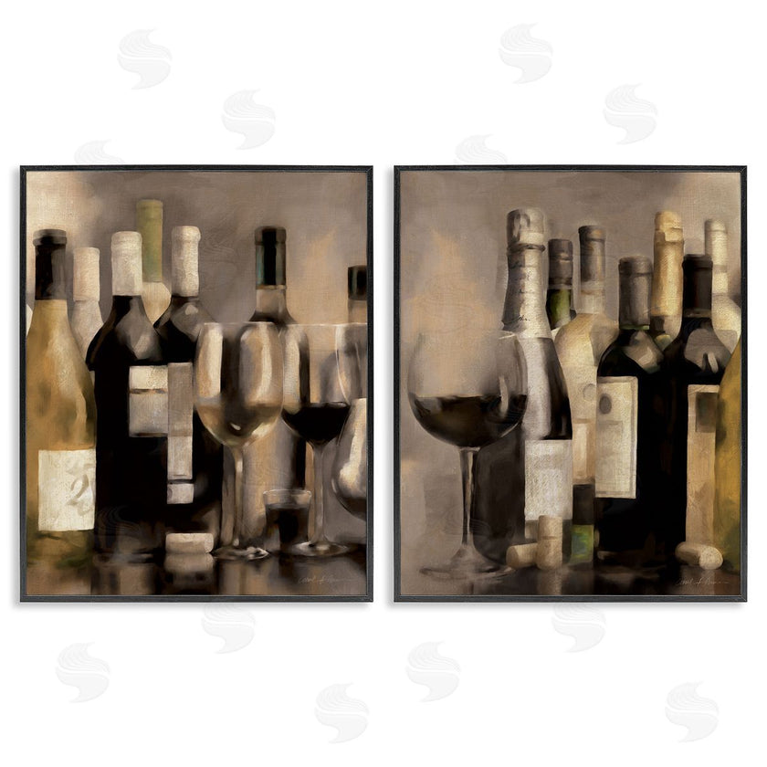 Carol Robinson | Kitchen Wine Bottles Setup