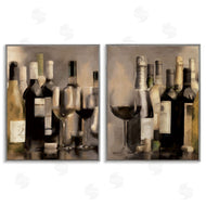 Carol Robinson | Kitchen Wine Bottles Setup