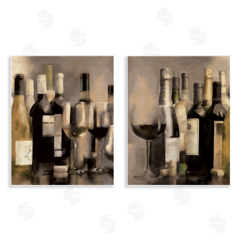 Carol Robinson | Kitchen Wine Bottles Setup