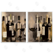 Carol Robinson | Kitchen Wine Bottles Setup
