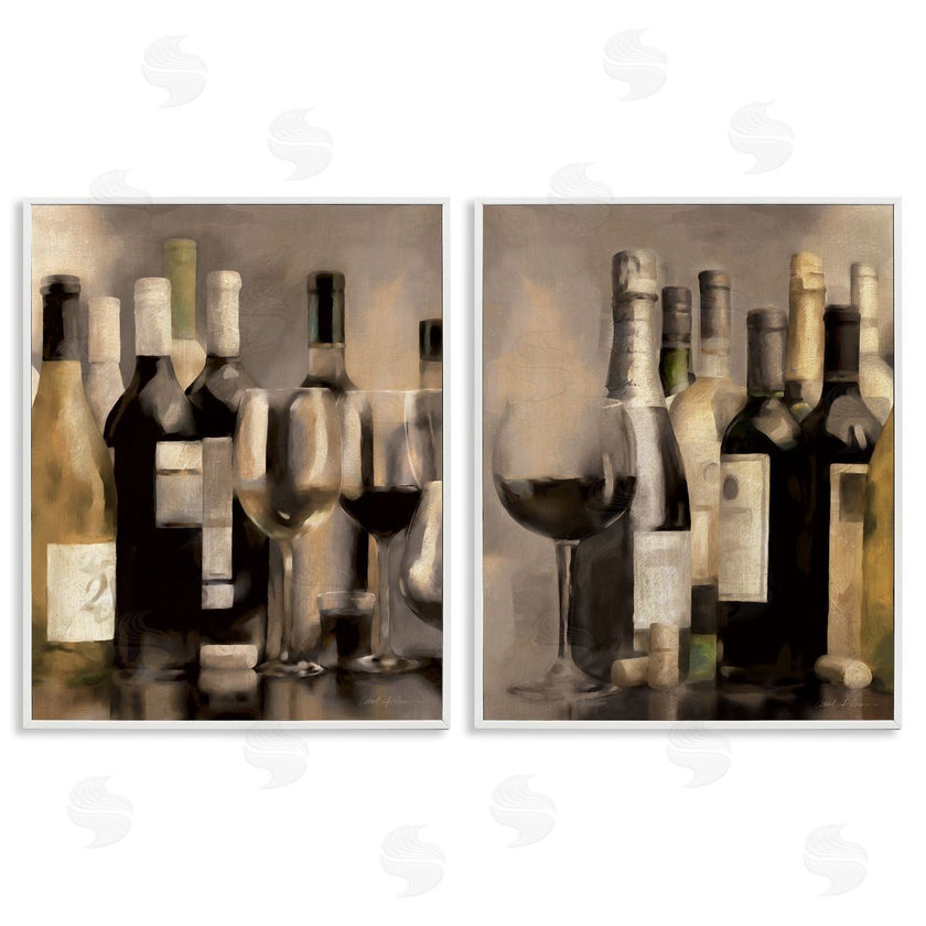 Carol Robinson | Kitchen Wine Bottles Setup