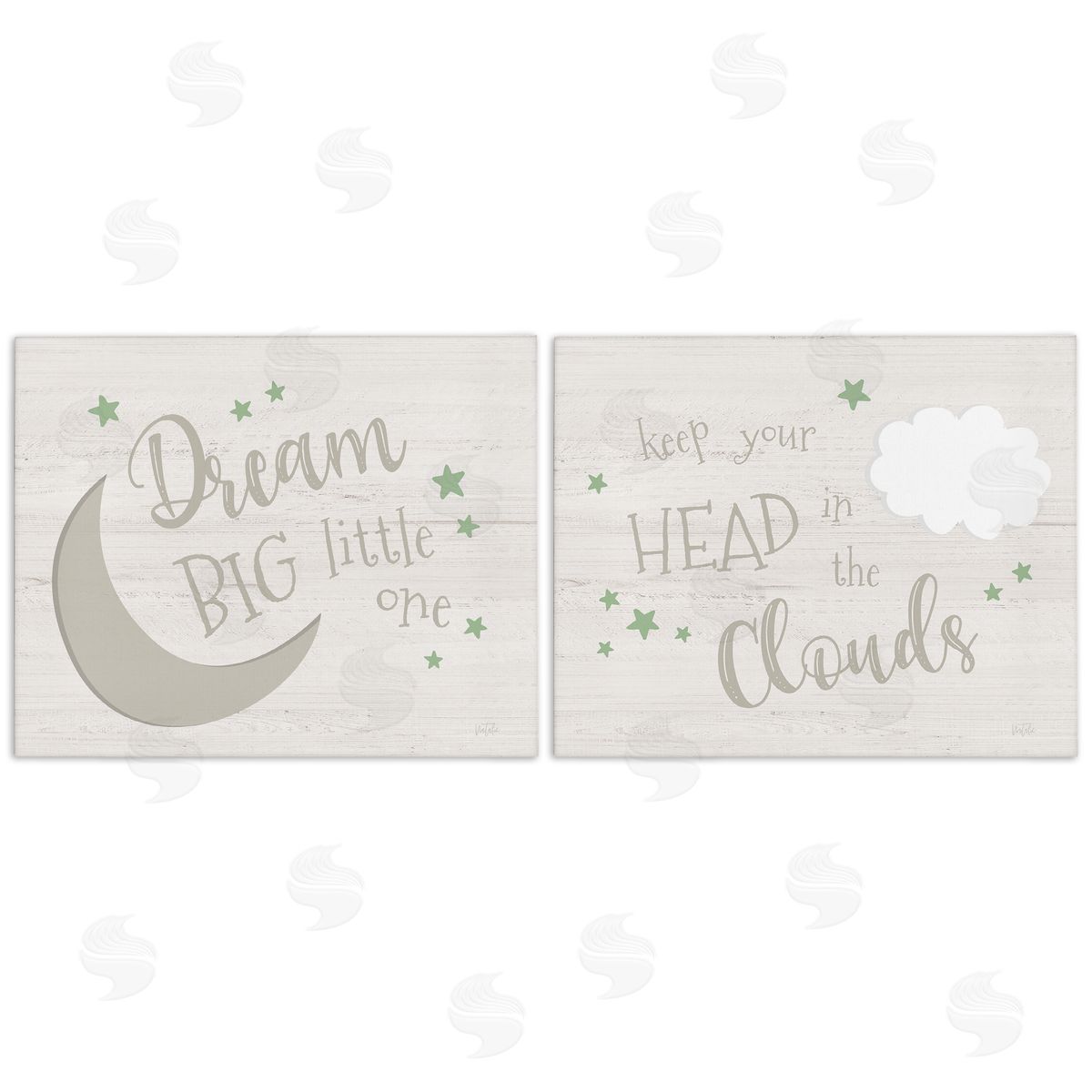 Nursery Dreams Quotes Canvas Wall Art, Home Decor by Natalie Carpentieri