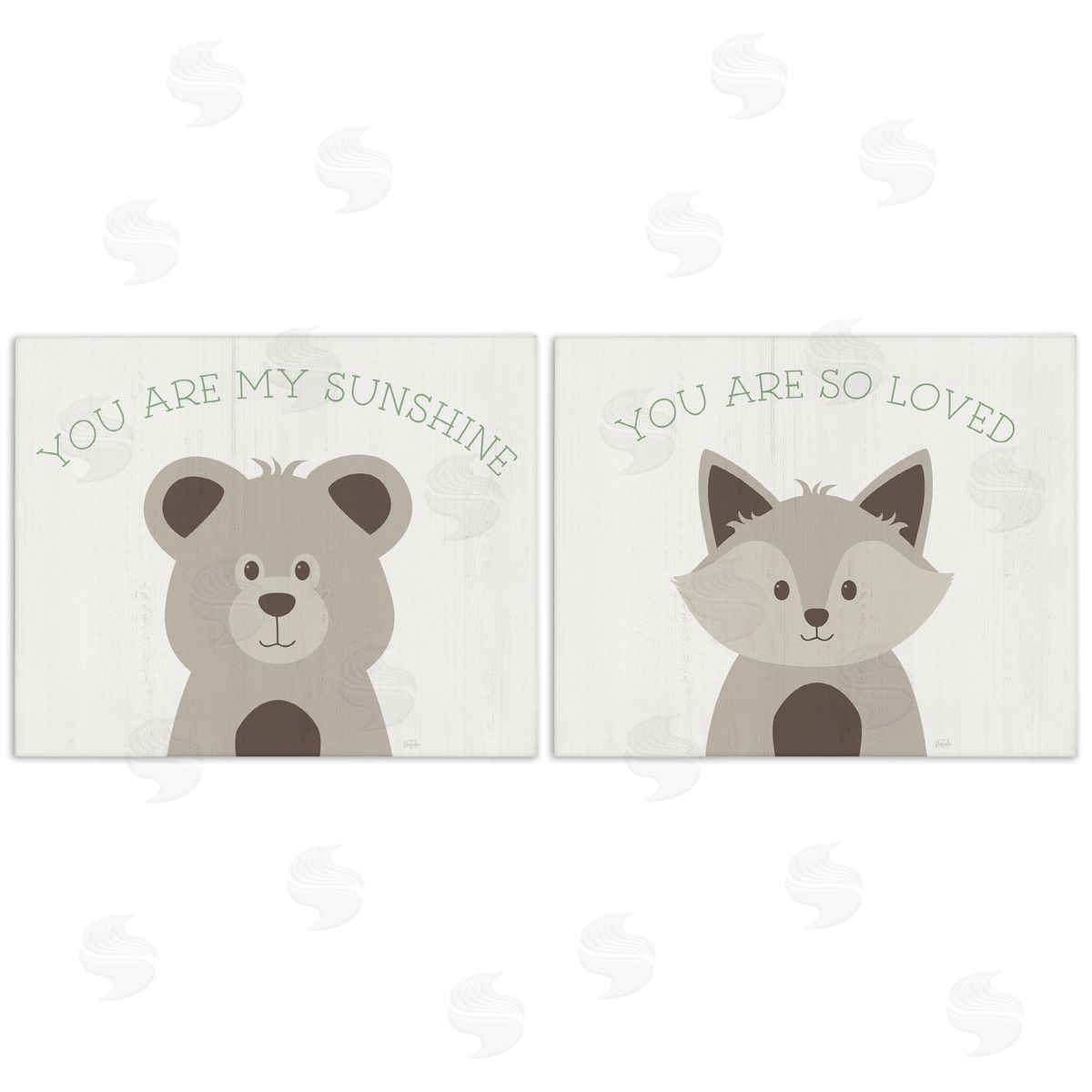 Uplifting Kid's Animal Quotes Canvas Wall Art, Home Decor by Natalie Carpentieri