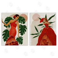 Janet Tava | Tropical Fashionistas in Red