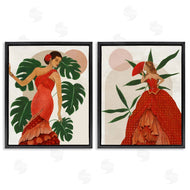 Janet Tava | Tropical Fashionistas in Red