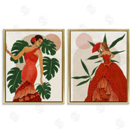 Janet Tava | Tropical Fashionistas in Red