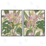 June Erica Vess  | Tropical Irises Abstraction