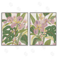 June Erica Vess  | Tropical Irises Abstraction