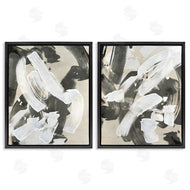 June Erica Vess  | Neutral Paint Streaks