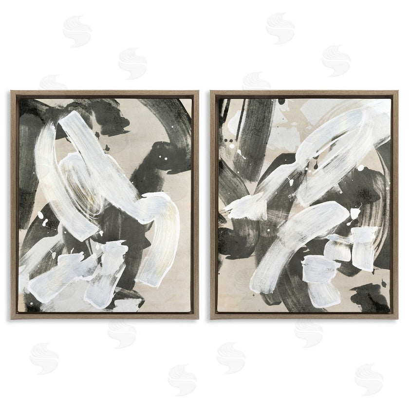 June Erica Vess  | Neutral Paint Streaks