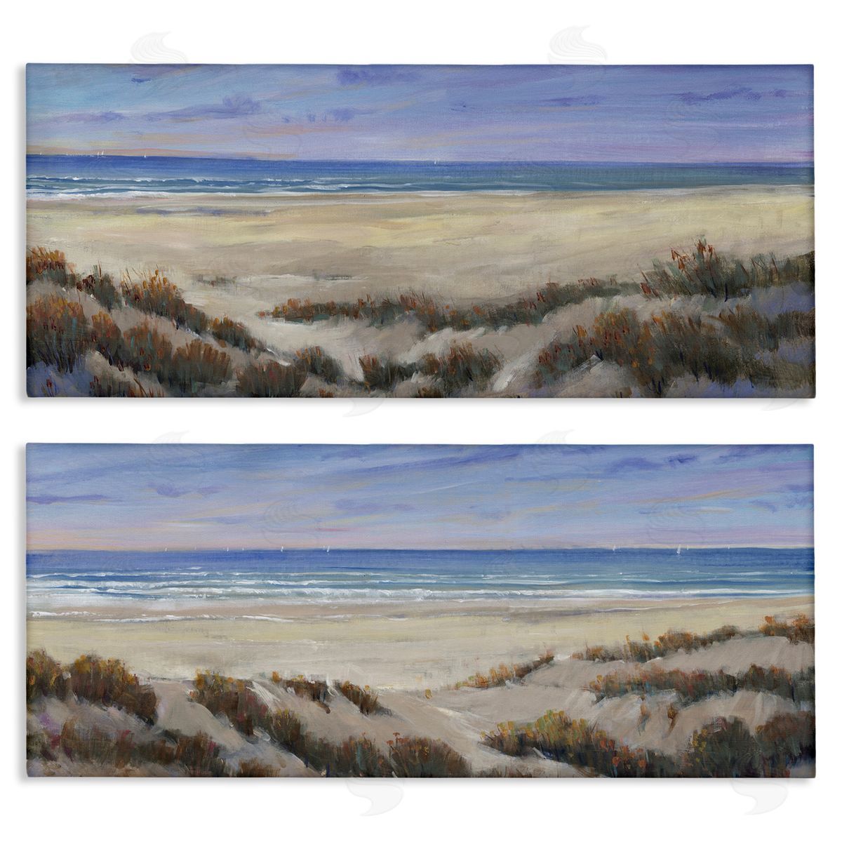 Coastal Beach Terrain Canvas Wall Art, Home Decor by Tim OToole