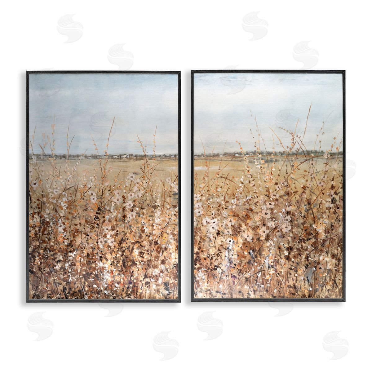 Rustic Country Prairie Black Frame Print Wall Art, Home Decor by Tim OToole