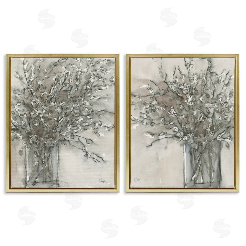 Samuel Dixon  | Charcoal Sketched Vase