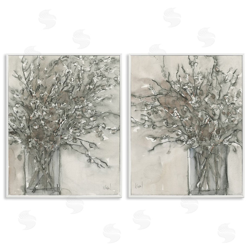 Samuel Dixon  | Charcoal Sketched Vase
