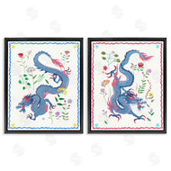 Melissa Wang  | Dragons with Flower Details