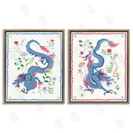 Melissa Wang  | Dragons with Flower Details