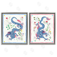 Melissa Wang  | Dragons with Flower Details